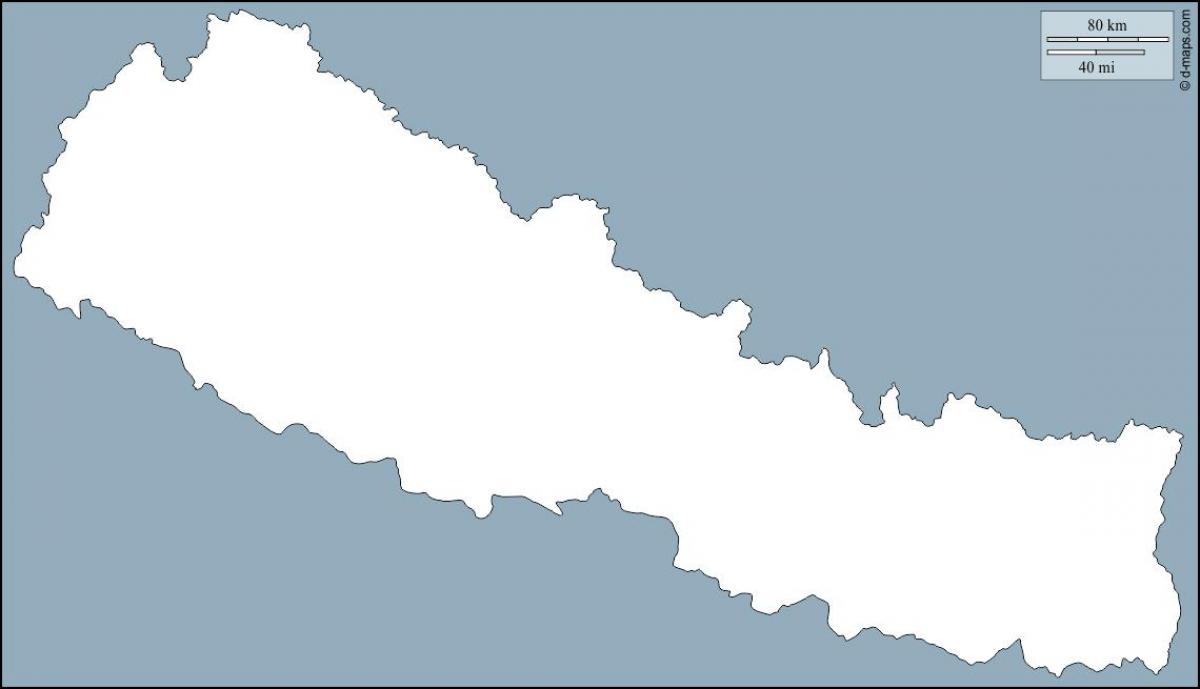 Peta kosong nepal