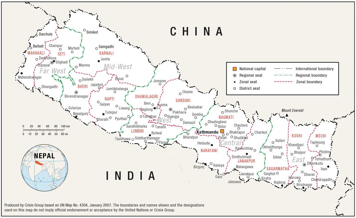 Peta rumah nepal