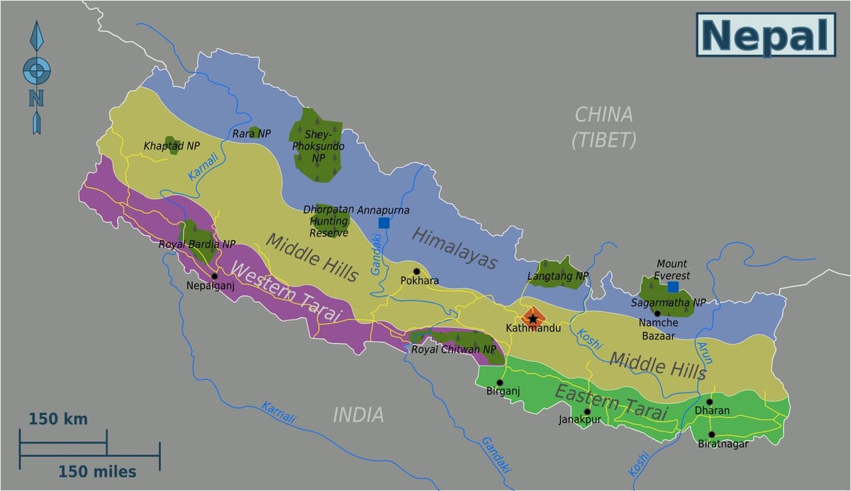 Peta asal nepal