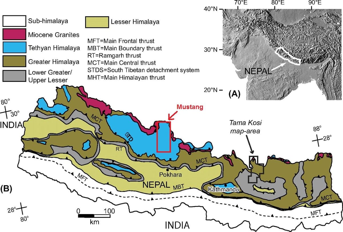 Peta geologi nepa