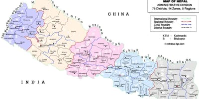Peta nepal pengalamannya