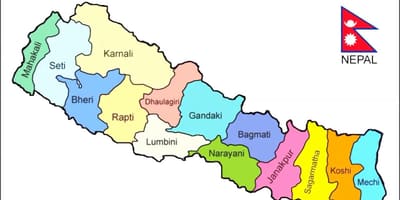Peta nepal gambar