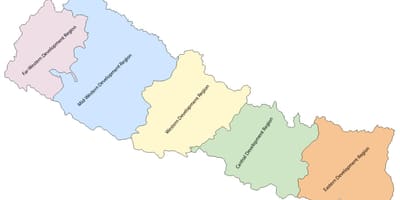 Peta nepal dengan pembangunan rantau